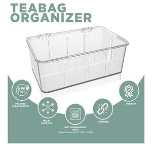 Utopia Home - Pantry Organizers and Storage Stackable Tea Bag Organizer